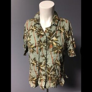 Womens Robert Louis PS Hawaiian Palm tree Tropical